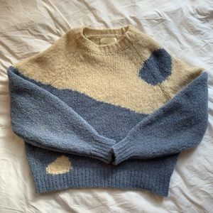 Paloma wool NWOT yin yang sweater, sky blue color